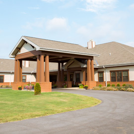 Cedar View facility entrance.